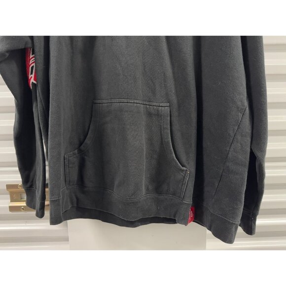 RED LABEL - Motivated LTTRS Hoodie Embroidered Hoodie Burgundy Size XXL - Picture 3 of 9